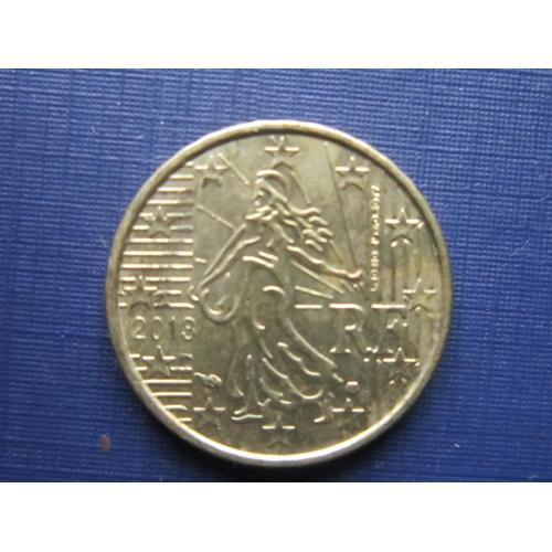 Монета 10 евроцентов Франция 2013
