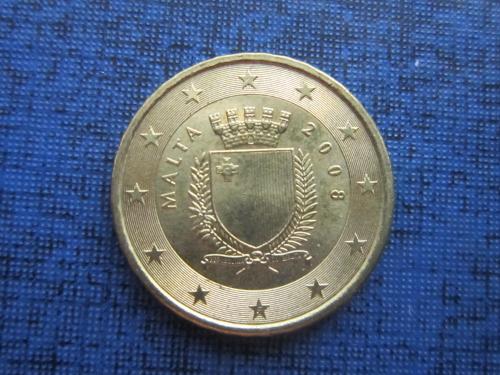 Монета 10 евроцентов Мальта 2008