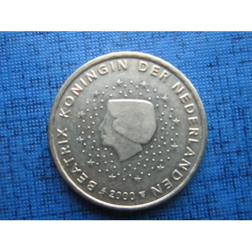 Монета 10 евроцентов Нидерланды 2000