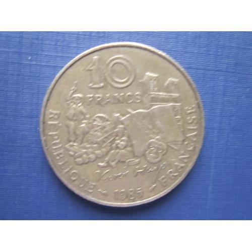 Монета 10 франков Франция 1985 Виктор Гюго