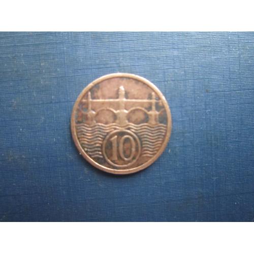 Монета 10 гелерів Чехословаччина 1931