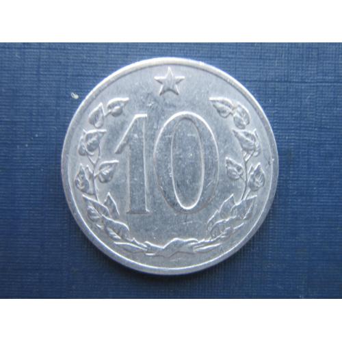Монета 10 геллеров Чехословакия 1961