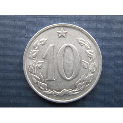 Монета 10 геллеров Чехословакия 1967