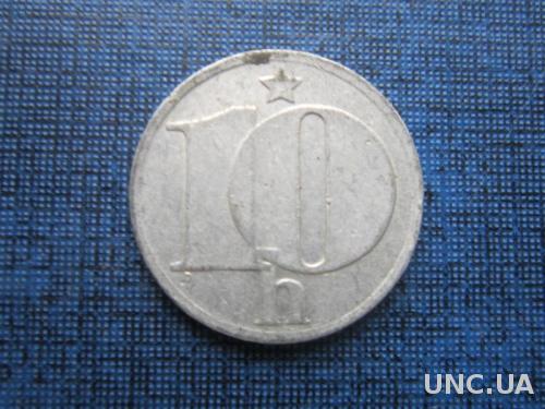 монета 10 геллеров Чехословакия 1982

