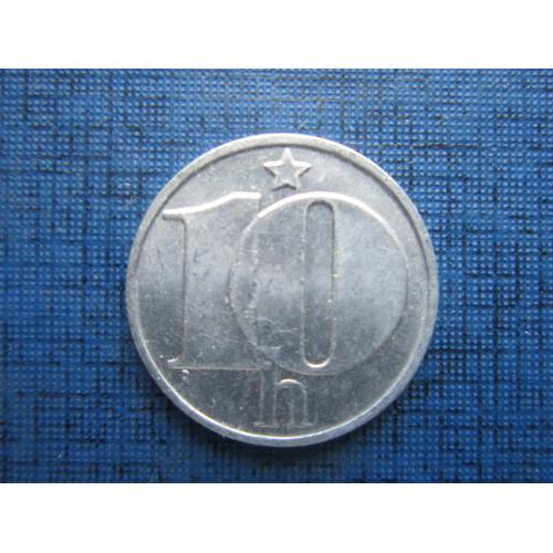 Монета 10 геллеров Чехословакия ЧССР 1978