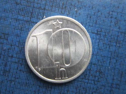 Монета 10 геллеров Чехословакия ЧССР 1979 состояние