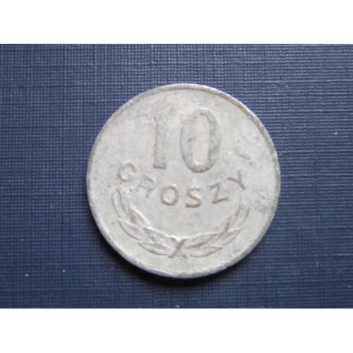 Монета 10 грошей Польша 1977