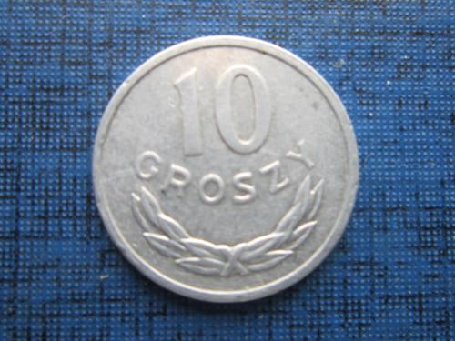 Монета 10 грошей Польша 1981