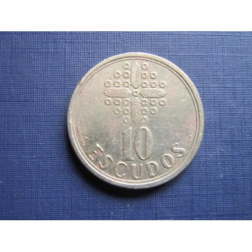 Монета 10 ишкуду Португалия 1999