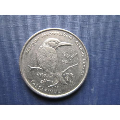 Монета 10 искудо Кабо Верде 1994 фауна птица