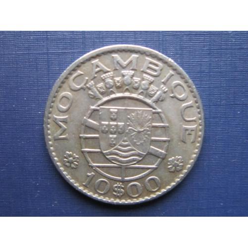 Монета 10 искудо Мозамбик Португальский 1974