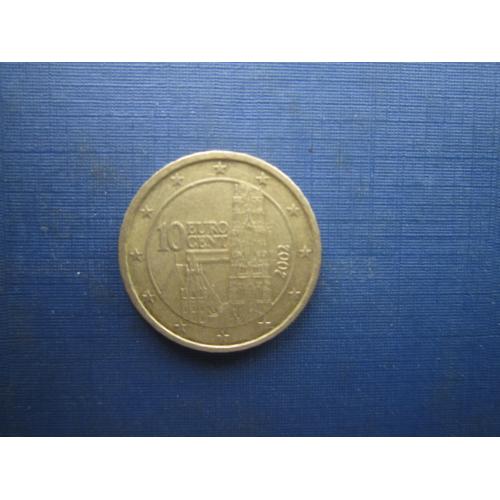Монета 10 євроцентів Австрія 2002