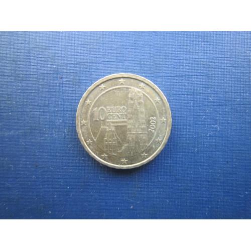 Монета 10 євроцентів Австрія 2002