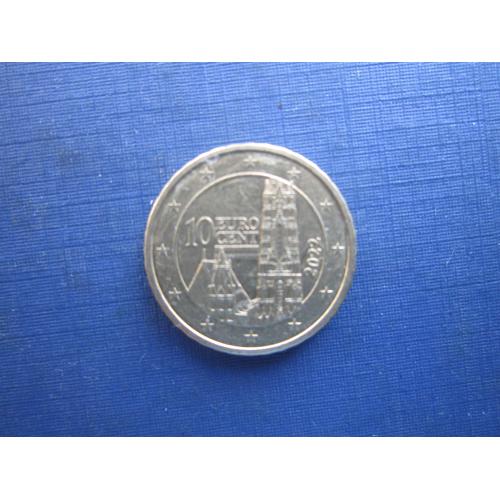 Монета 10 євроцентів Австрія 2022
