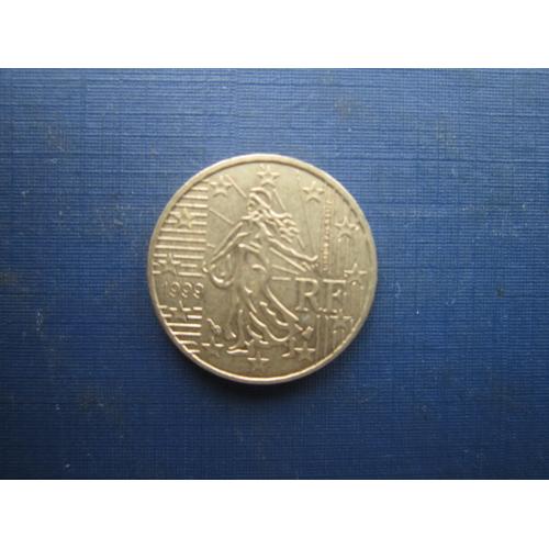 Монета 10 євроцентів Франція 1999