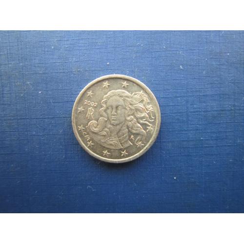 Монета 10 євроцентів Італія 2002