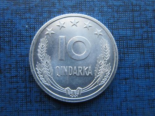 Монета 10 киндарка Албания 1964 состояние