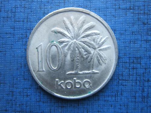 Монета 10 кобо Нигерия 1976