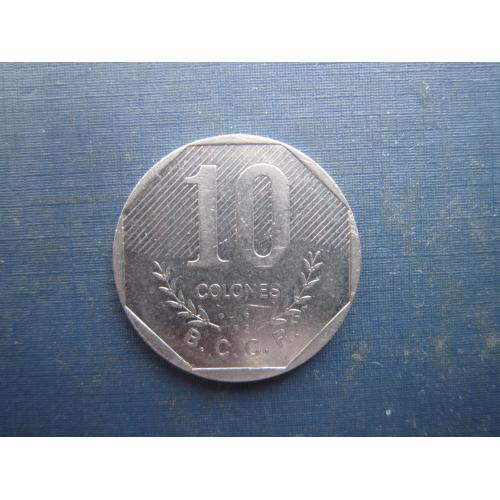 Монета 10 колон Коста-Ріка 1983