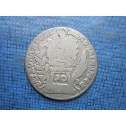 Монета 10 крейцеров Австрия для Венгрии 1764 серебро Мария-Терезия