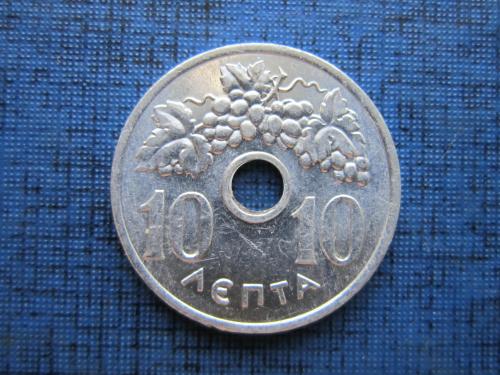 Монета 10 лепта Греция 1959 виноград