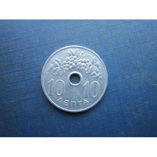 Монета 10 лепта Греція 1966