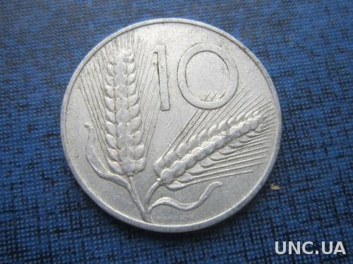 Монета 10 лир Италия 1954
