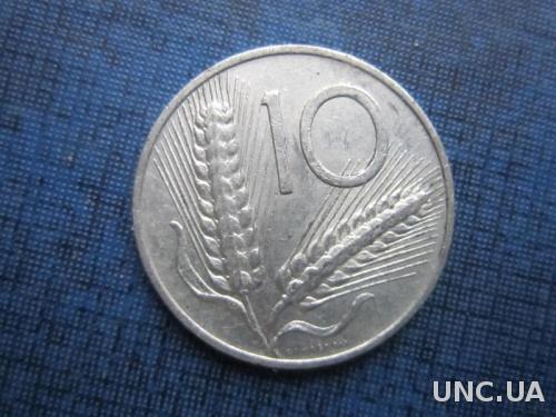 монета 10 лир Италия 1955
