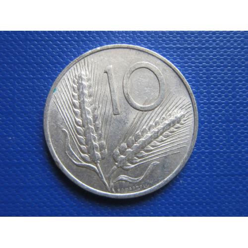 Монета 10 лир Италия 1967