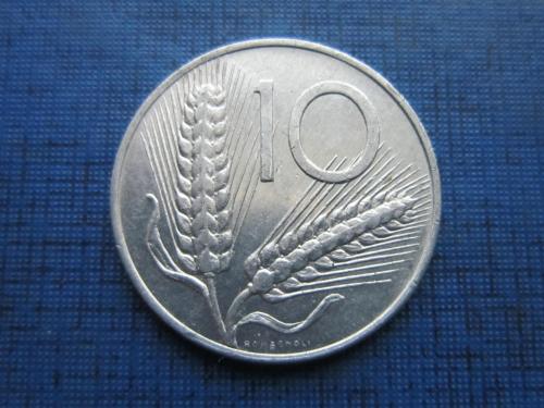 Монета 10 лир Италия 1981