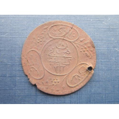 Монета 10 пара Османская империя Турция 1808 (1222) Мустафа VI