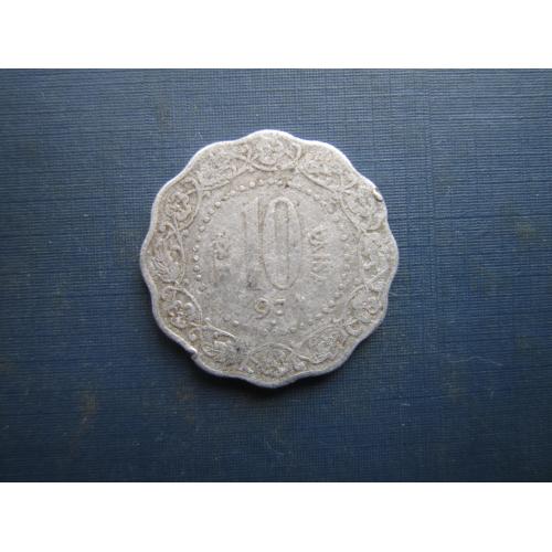 Монета 10 пайсів Індія 1974