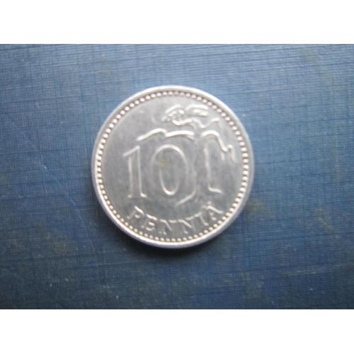 Монета 10 пенні Фінляндія 1985