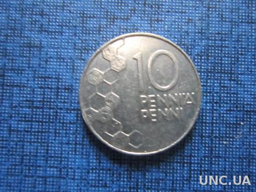 Монета 10 пенни Финляндия 1994
