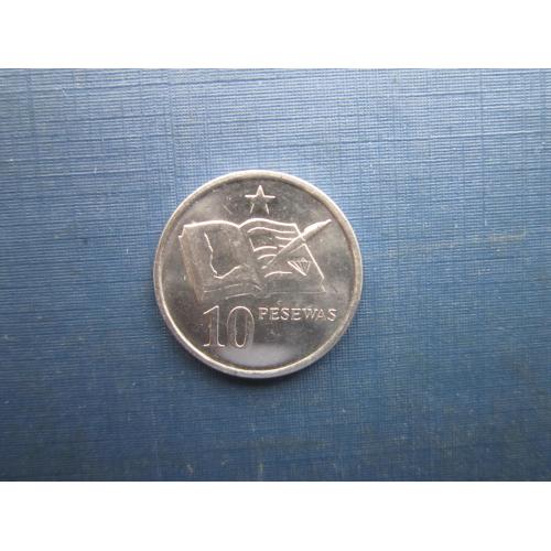 Монета 10 песева Гана 2007