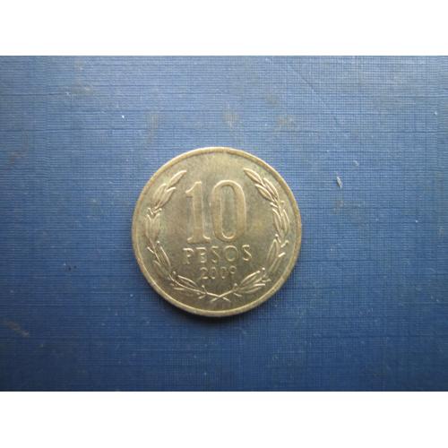 Монета 10 песо Чилі 2009