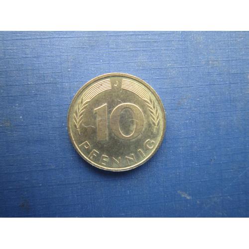 Монета 10 пфенігів Німеччина ФРН 1994 J