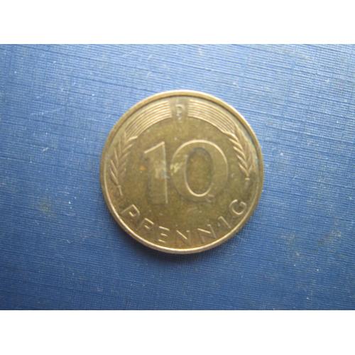 Монета 10 пфенігів Німеччина ФРН 1995 D