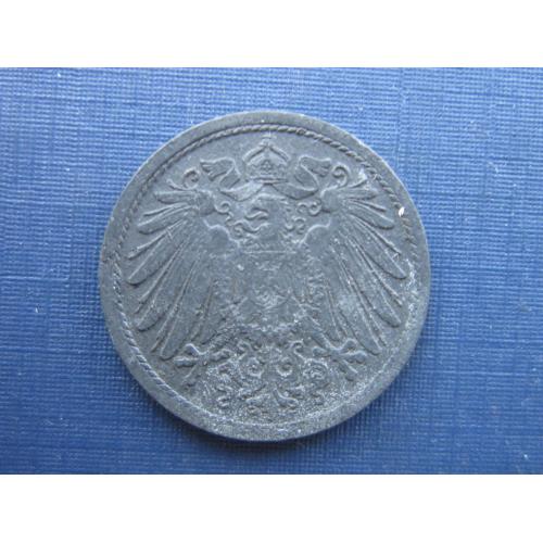 Монета 10 пфеннигов Германия 1919 цинк
