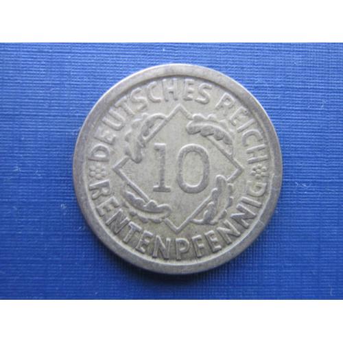 Монета 10 пфеннигов Германия 1924 Е