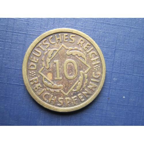 Монета 10 пфеннигов Германия 1929 А