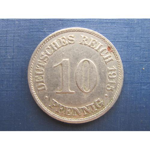Монета 10 пфеннигов Германия империя 1915 А