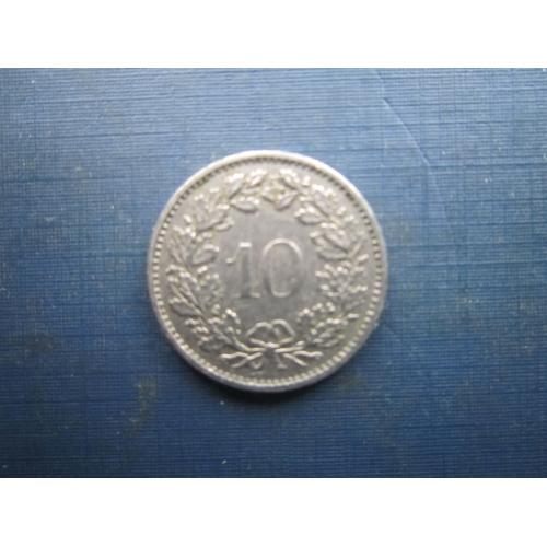 Монета 10 раппен Швейцарія 1973