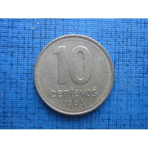 Монета 10 сентаво Аргентина 1994