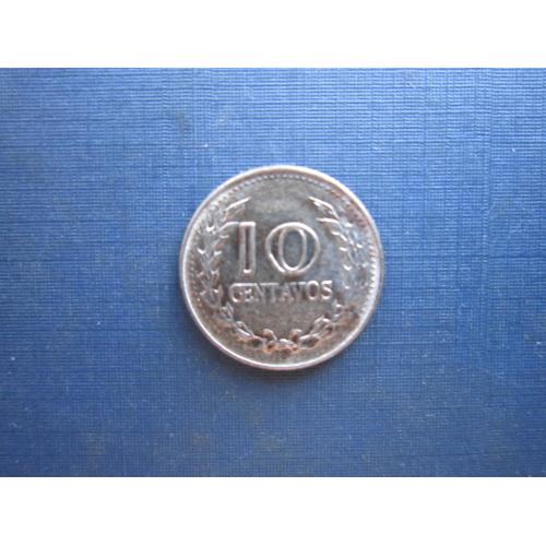 Монета 10 сентаво Колумбия 1969