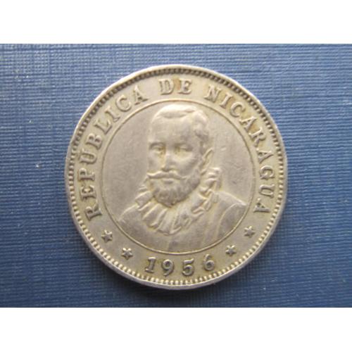 Монета 10 сентаво Никарагуа 1956