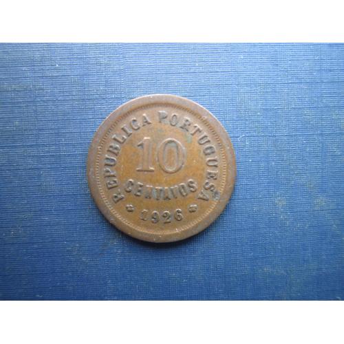 Монета 10 сентаво Португалія 1926