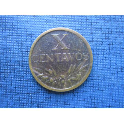 Монета 10 сентаво Португалия 1958