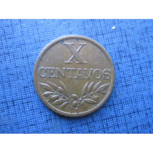 Монета 10 сентаво Португалия 1965