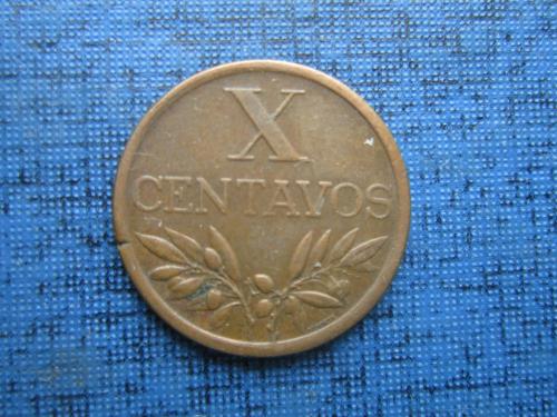 Монета 10 сентаво Португалия 1968